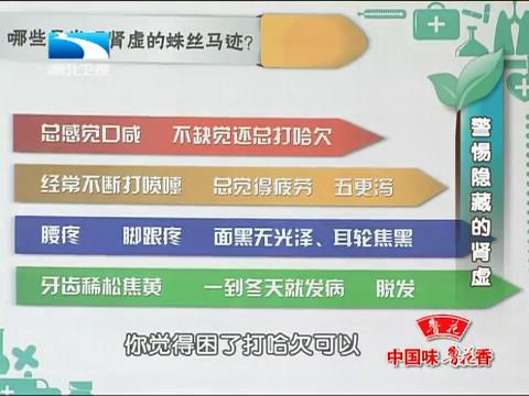 湖北卫视养生汇肖相如肾虚自检法